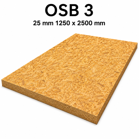 OSB 3 25 mm 1250 x 2500 mm